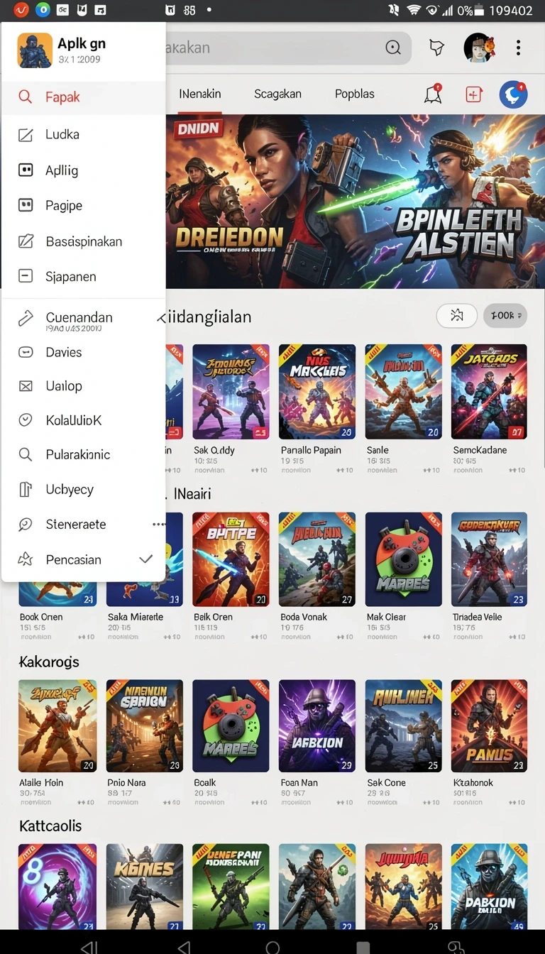 Tampilan utama aplikasi Aplikasi zeus138 Resmi: Download dan Instalasi yang intuitif dan efisien.