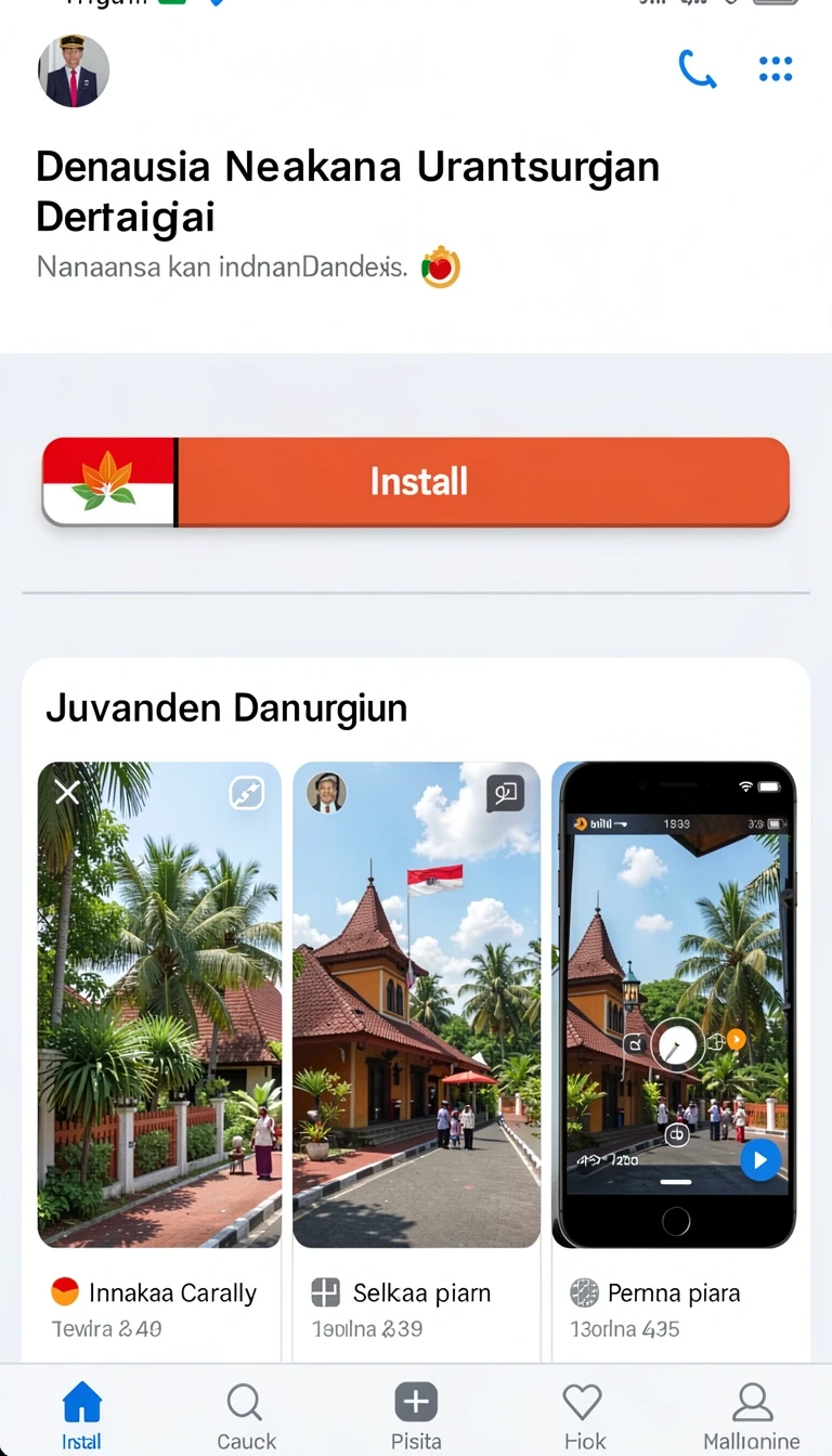 Tampilan utama aplikasi Aplikasi modal777 Resmi dan Terpercaya di Android yang intuitif dan efisien.